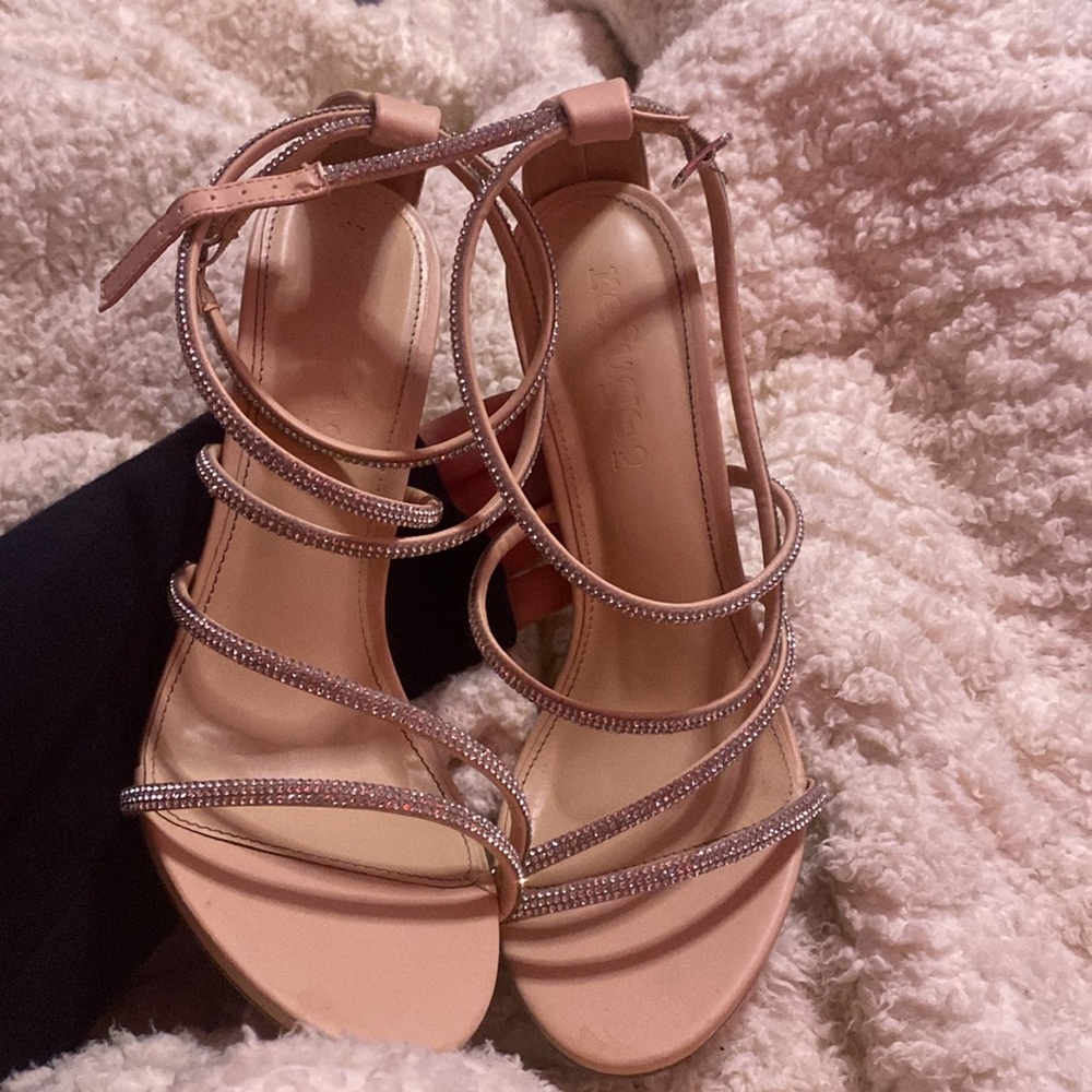 Urban Planet Rhinestone Heels Size 9 - Picture 2 of 3